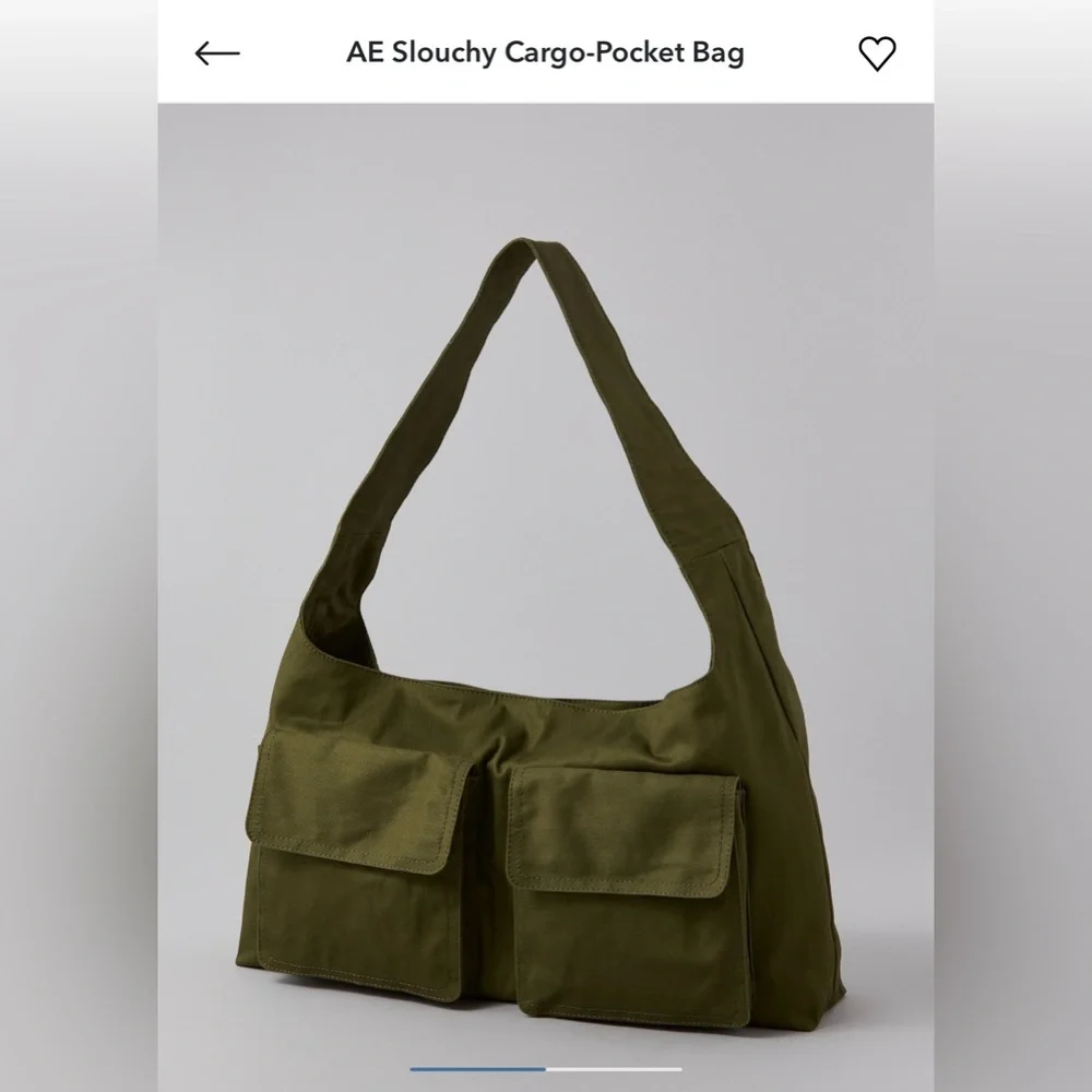 AE Slouchy Cargo-Pocket Bag - Picture 1 of 3